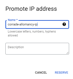 Give IP address a name
